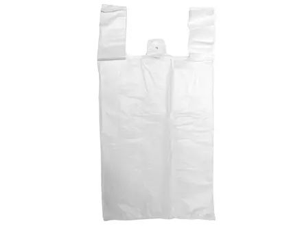 Sac porte-chemises en PEHD 30/10 x 60 cm blanc