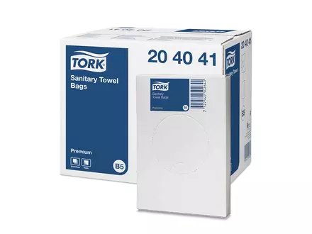 Tork sanitary pads hygiene bags for B5 dispenser