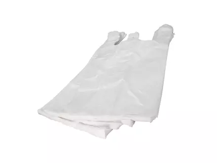Sac porte-chemise en PEHD blanc uni T12 27x48 cm